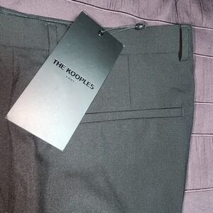 NWT $175 The Kooples Men's Wool Bottom Cuffed Dress Pants Size 38
